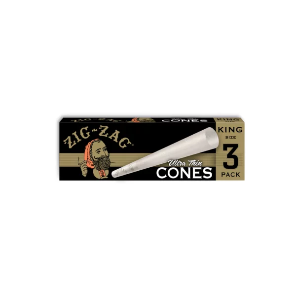 Zig Zag Ultra Thin King Cones 3ct - Image 2