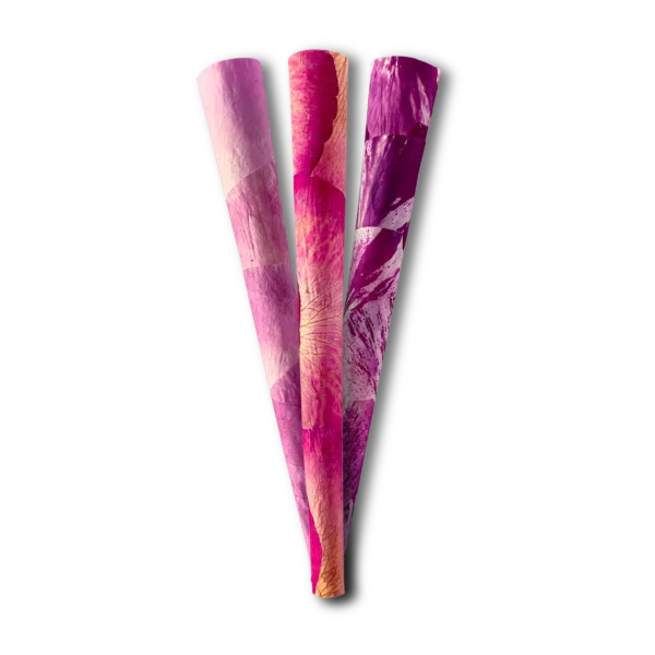 Zig Zag Rose Cones 3ct - Image 2