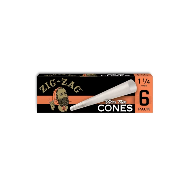 Zig-Zag 1 1/4 ultra-thin cones 6PK - Image 2