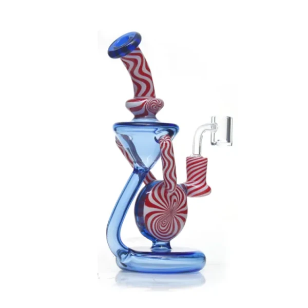 Candy Stripe American Glass Recycler - Image 3