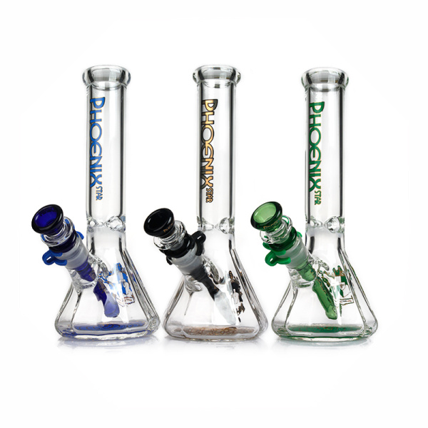 Phoenix Hectogon Base Beaker w/ Matching Stem & Bowl