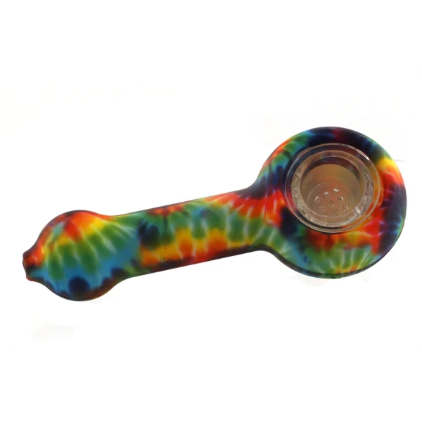 Skinny Silicone Rainbow Pipe