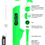 Piecemaker Kermit Silicone Water Pipe - Image 2