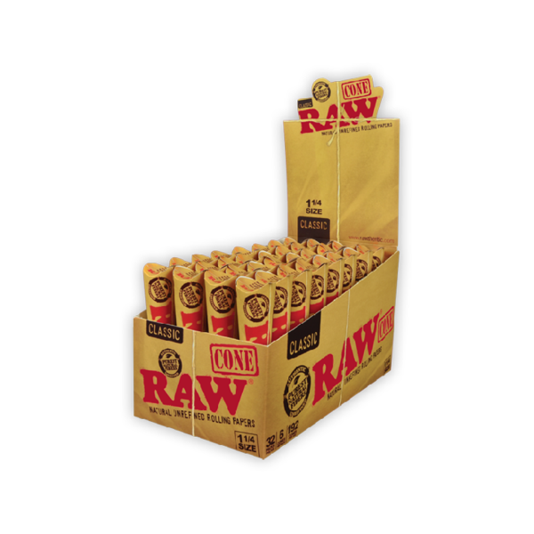 Raw 1 1/4 Cones 6ct