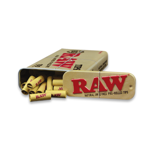 Raw Pre-Rolled Tips Tin