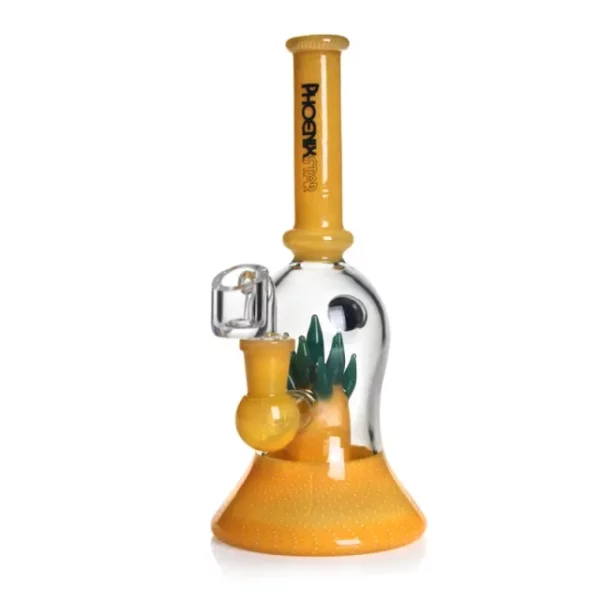 Phoenix Glass Pineapple Perc Bong - Image 6