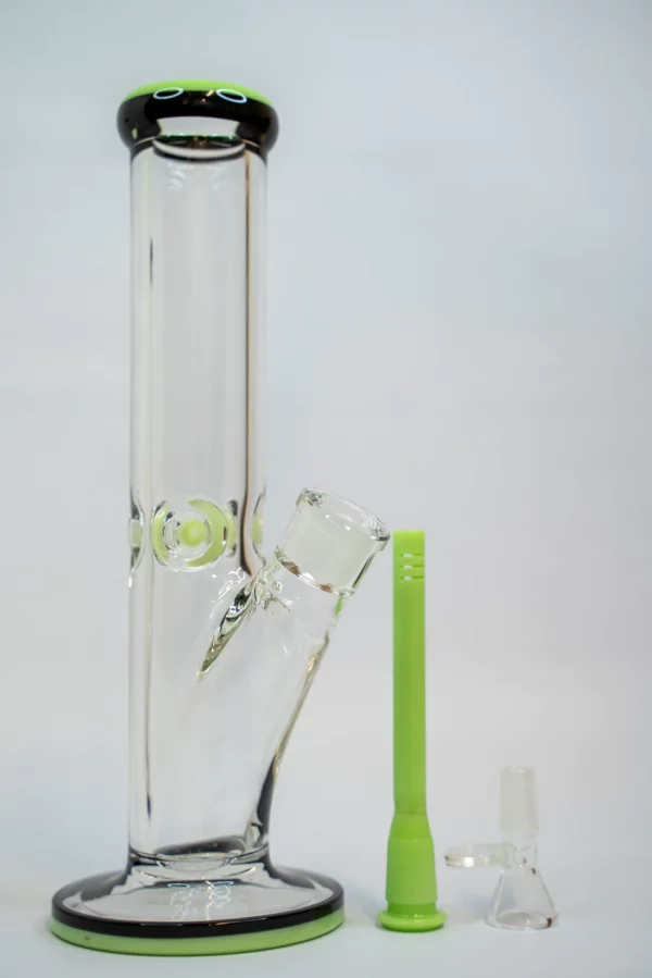 9mm 12in Ice Pinch Straight Bong - Image 2