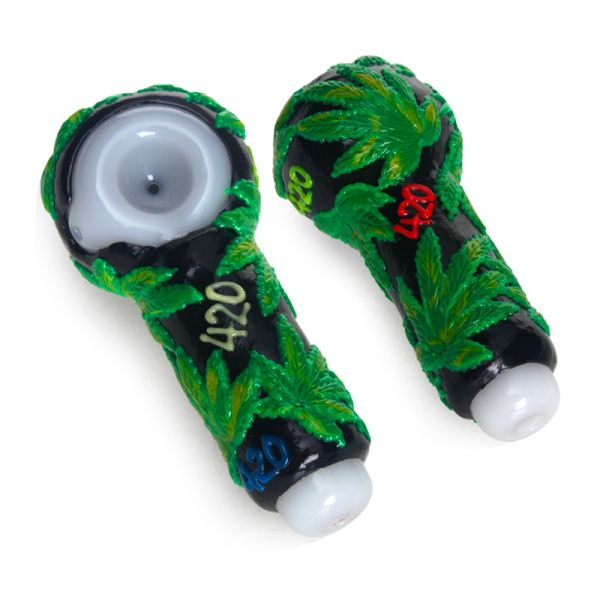 Cannabis Garden Dry Pipe Glow in Dark