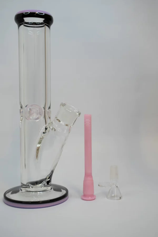 9mm 12in Ice Pinch Straight Bong - Image 4