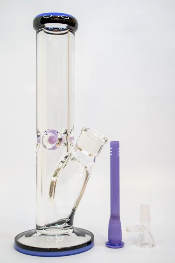 9mm 12in Ice Pinch Straight Bong - Image 6