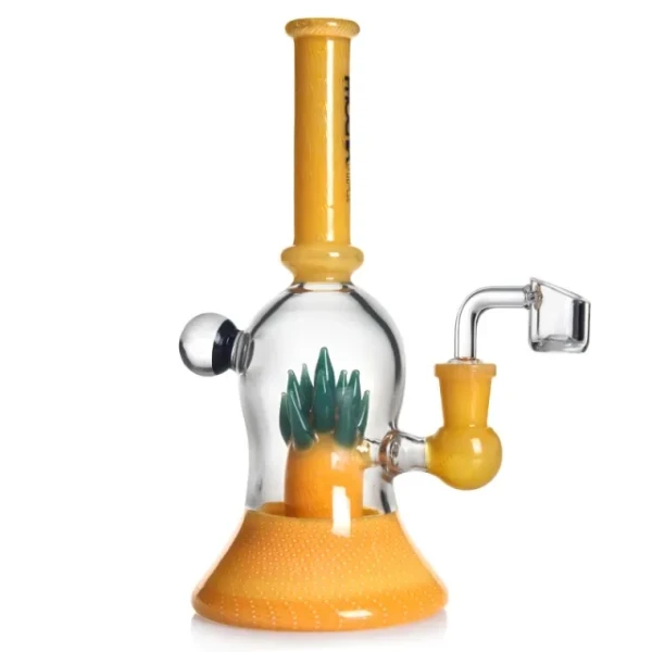 Phoenix Glass Pineapple Perc Bong - Image 7