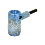 Pulsar Inside Print Glass Mini Hammer Melting Mushroom - Image 3
