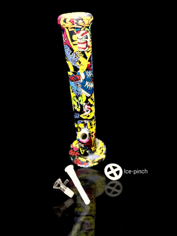 Straight Style Silicone Bong glow in dark - Image 3