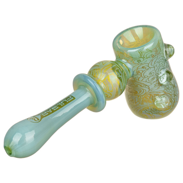 Pulsar Inside Print Glass Hammer Bubbler Melting Shrooms - Image 5