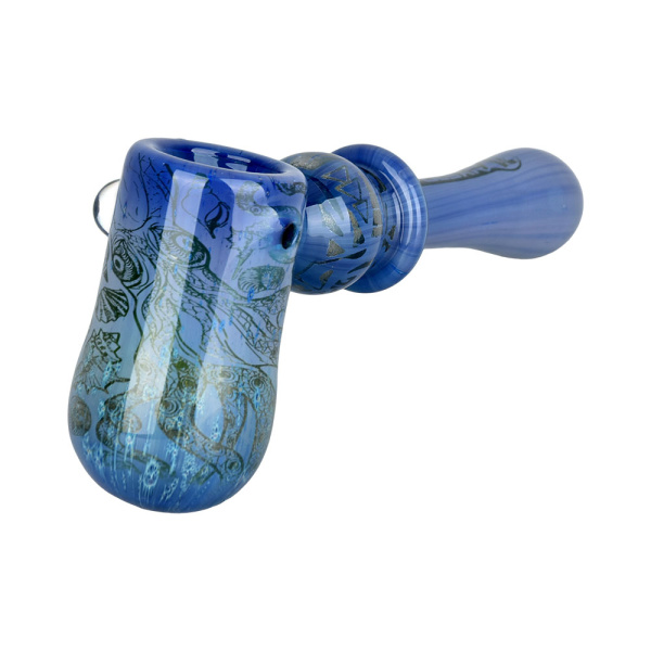 Pulsar Inside Print Glass Hammer Bubbler Octopus - Image 2