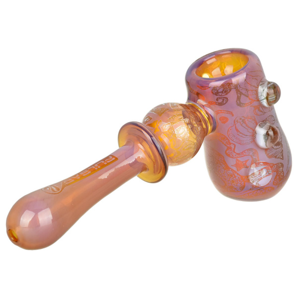 Pulsar Inside Print Glass Hammer Bubbler Octopus - Image 3