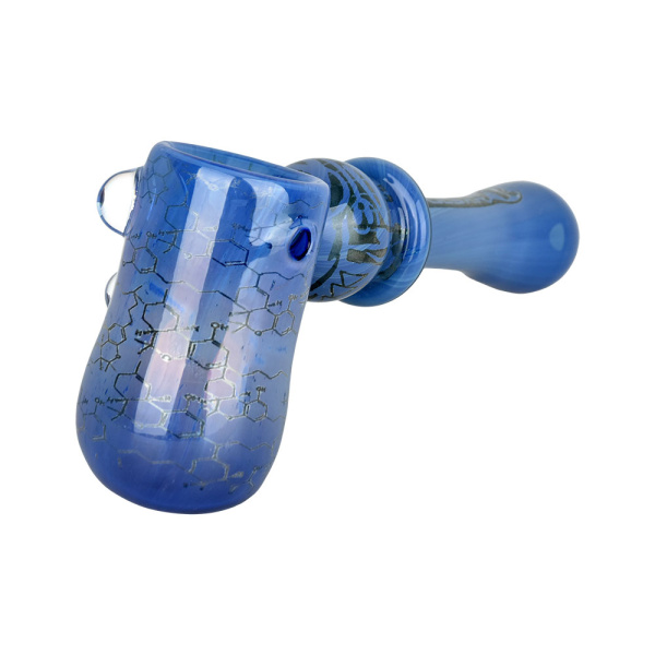 Pulsar Inside Print Glass Hammer Bubbler THC Blueprint - Image 2