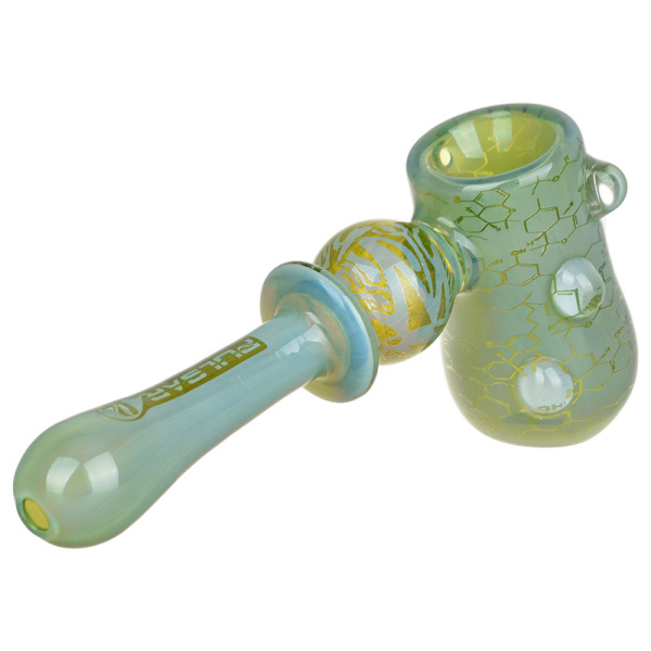 Pulsar Inside Print Glass Hammer Bubbler THC Blueprint - Image 4